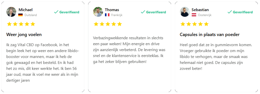 Vital CBD Beoordelingen